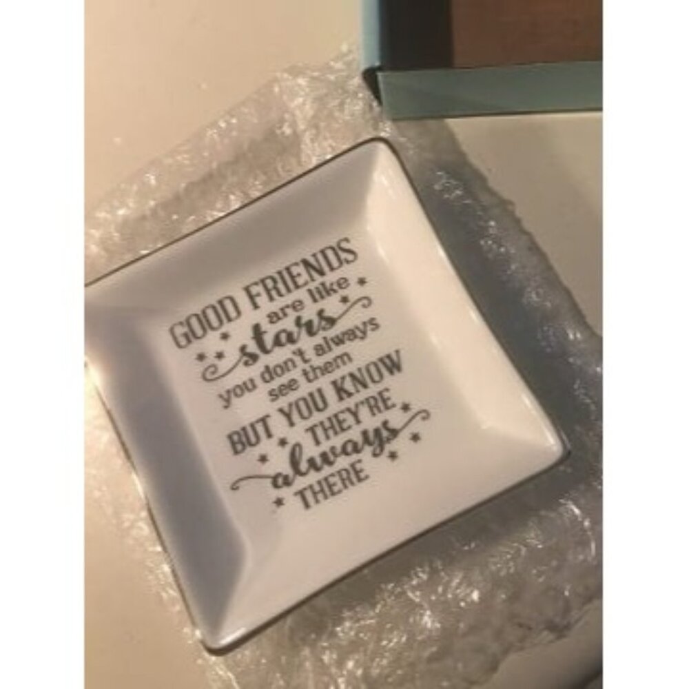 New Ceramic Ring Dish Jewelry Tray for Mom Sister Friends